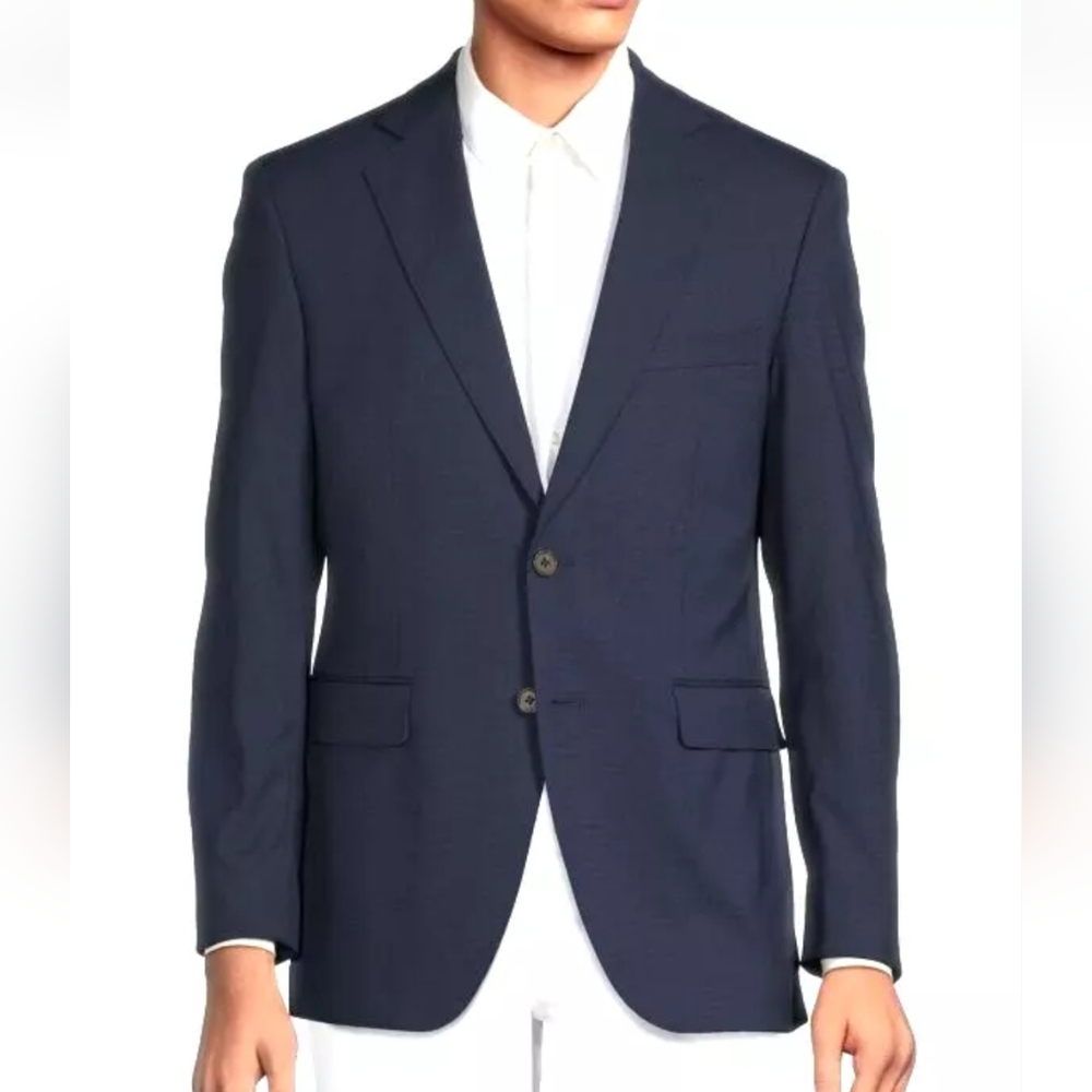 Alton Lane Mens Blazer Size 40 Long Navy Blue Mercantile Tailored Fit Jacket New